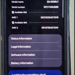 New Unlocked Samsung S25 Ultra with case