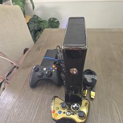Xbox 360 S Console With 2 Remotes,hdmi&charger