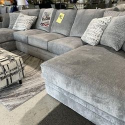 Glacier High Quality Very Cozy Sectional Sofa with Double Chaise /P