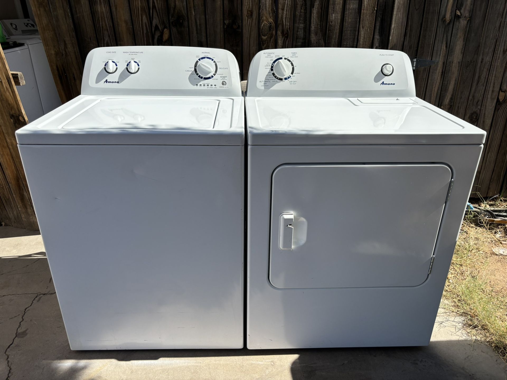 Amana He Washer And Electric Dryer