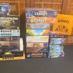 Big Lot Of Board Games. 