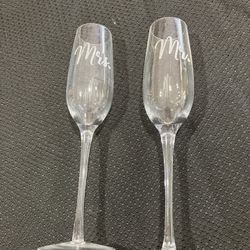 Wedding Champagne Glasses READ DESCRIPTION 