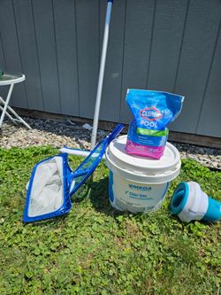 Pool cleaning supplies