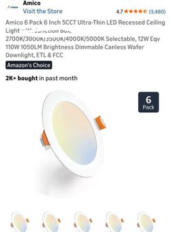 6 PACK CANNED LIGHTING