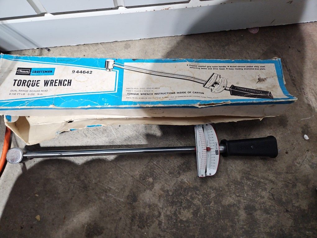 Sears Craftsman Torque Wrench