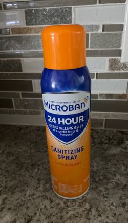 Microban sanitizing spray