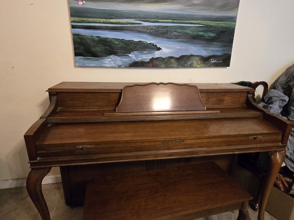 Piano with Bench