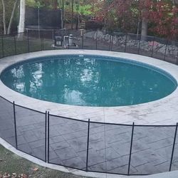 Insulated Metric Radiant Semi Inground Pool