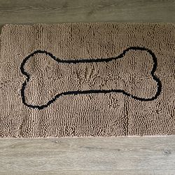 Cute, Absorbent Dog Bone Mat