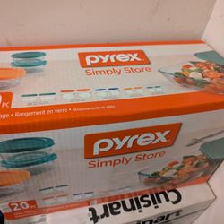 Pyrex Glass Containers 