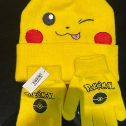 Pokemon  Gloves and Cap