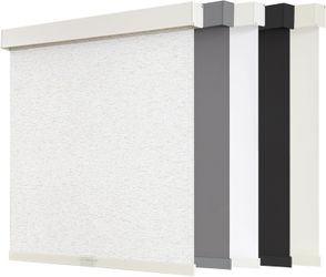 AOSKY Cordless Blackout Roller Shades, 72"x72", Linen Beige, Thermal & UV Protection