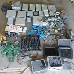 Electrical Boxes, Motors, Wire,  Tv Screens, Circuit Boards And Much More