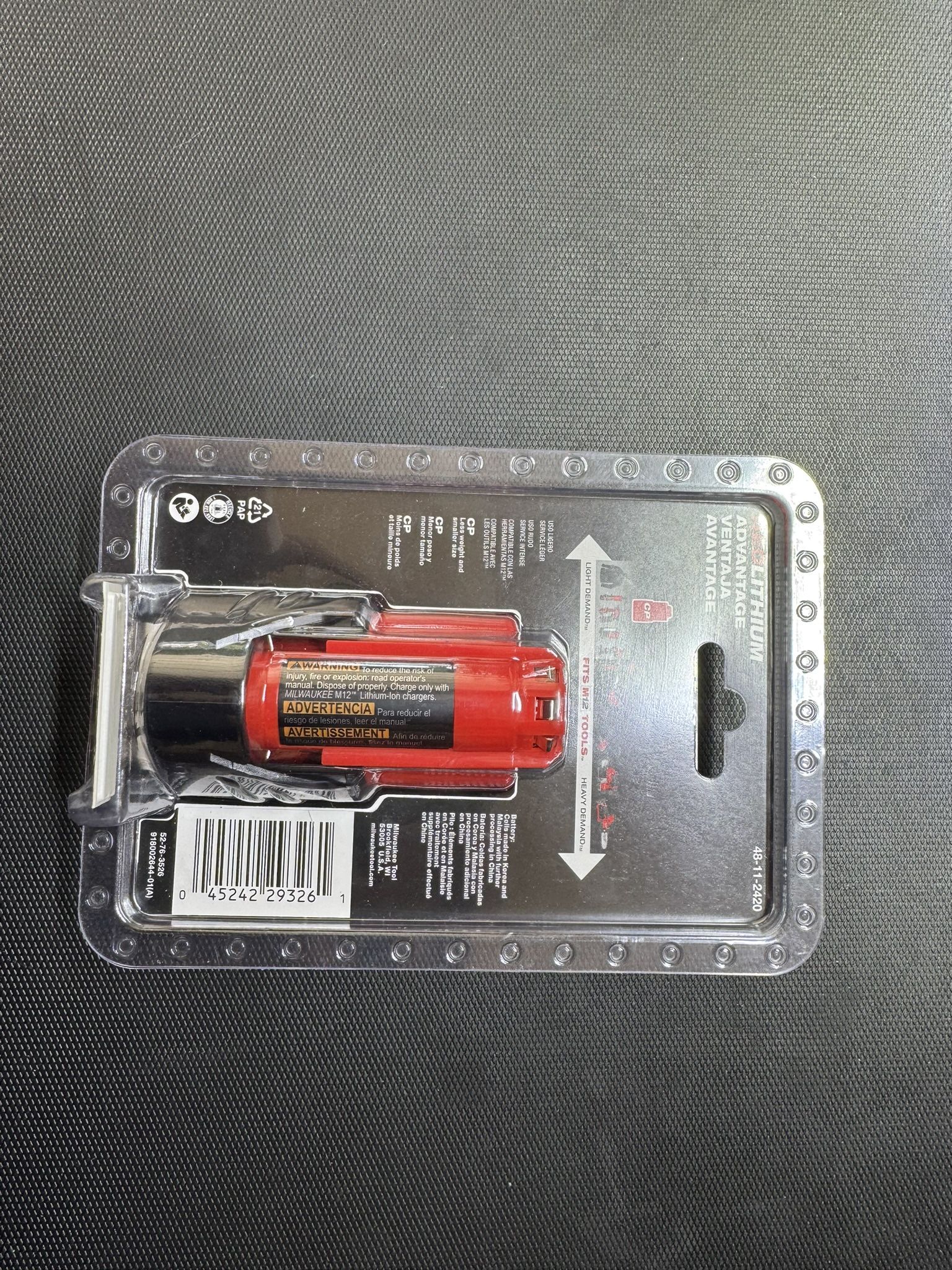 Milwaukee M12 Cp 2.0 Battery
