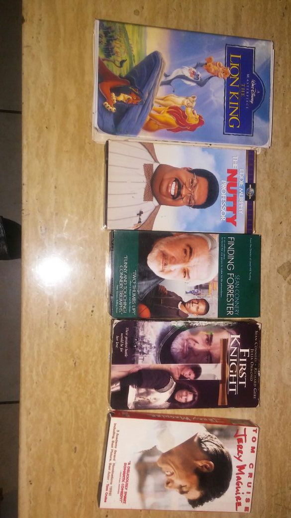 I have classic vcr tapes $15 dollars for all 5