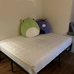 full size bed (mattress + frame included)