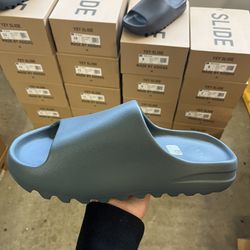 Yeezy Slides Slate Marine (Sizes 10, 11)