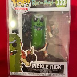 Funko POP Pickle Rick Action Figure #333 (Rick & Morty)
