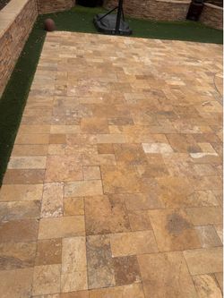 Looking to replace broken travertine . Only need a few pieces ?