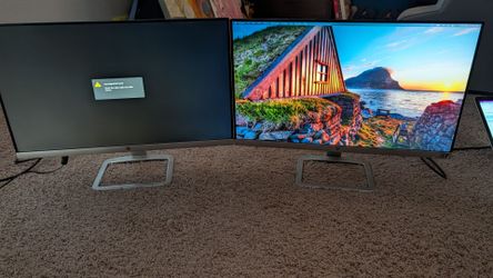 (2) 24in HP Monitors