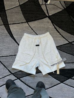 Essentials light oatmeal shorts
