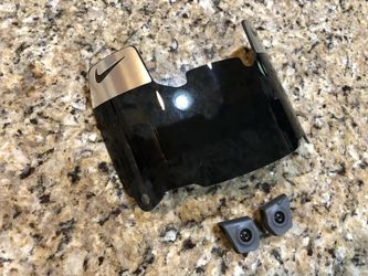 Dark Nike Football Visor (no Clips)