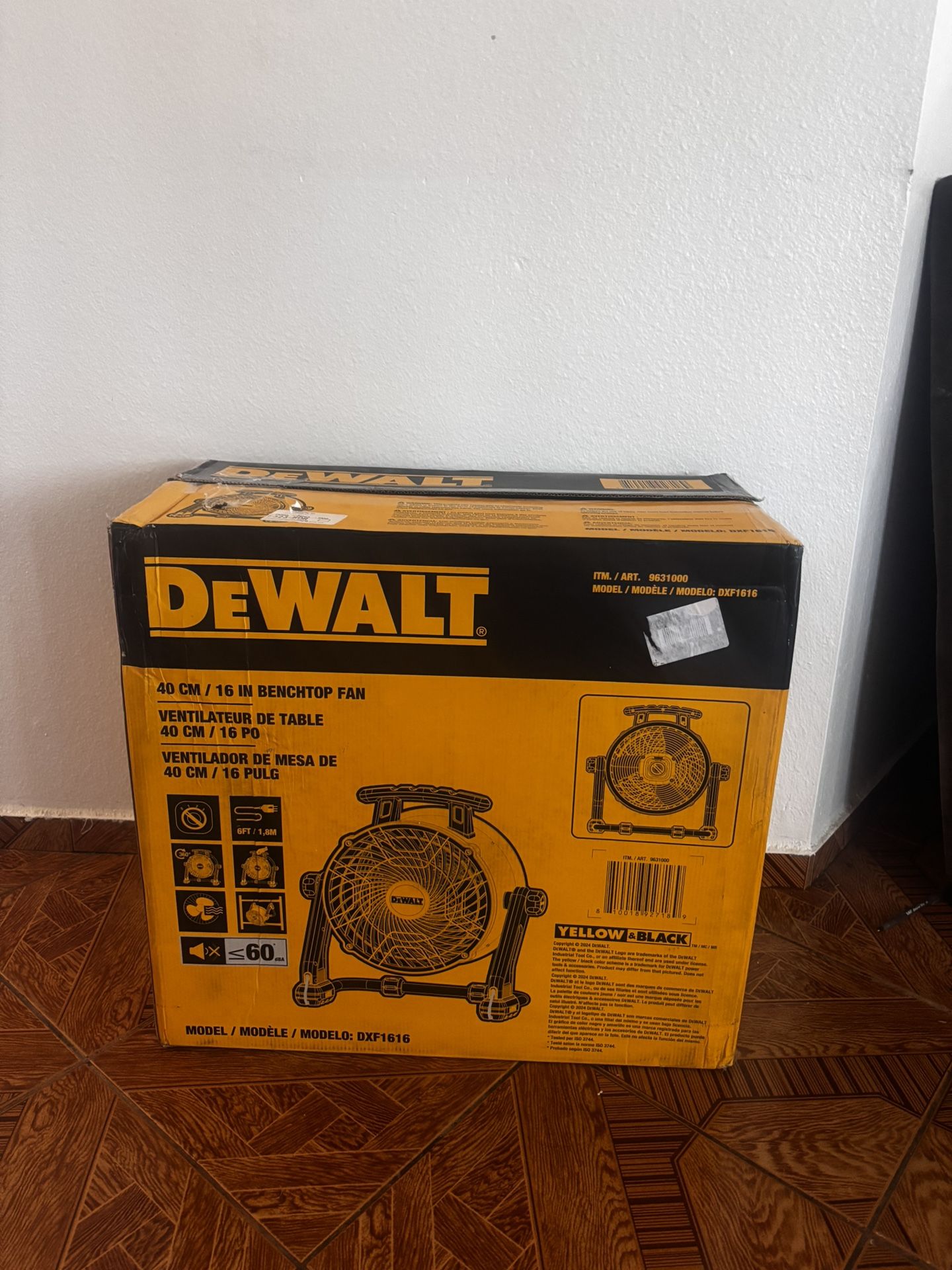 Dewalt Benchtop Fan