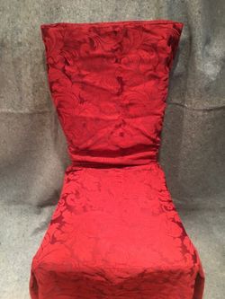 Burgundy Full Chair Cover