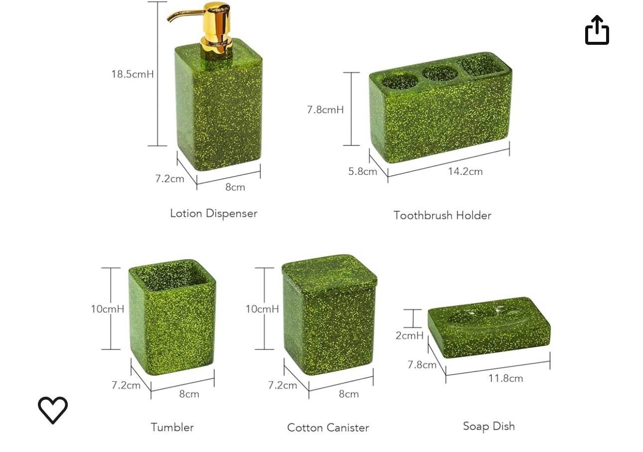 Suanti Bathroom Accessory Sets