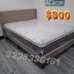 Queen Size Bed And Mattress 