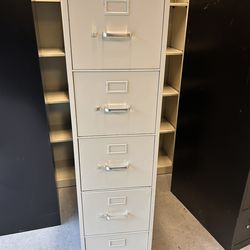 Metal/Steel 5 Drawer File Cabinet