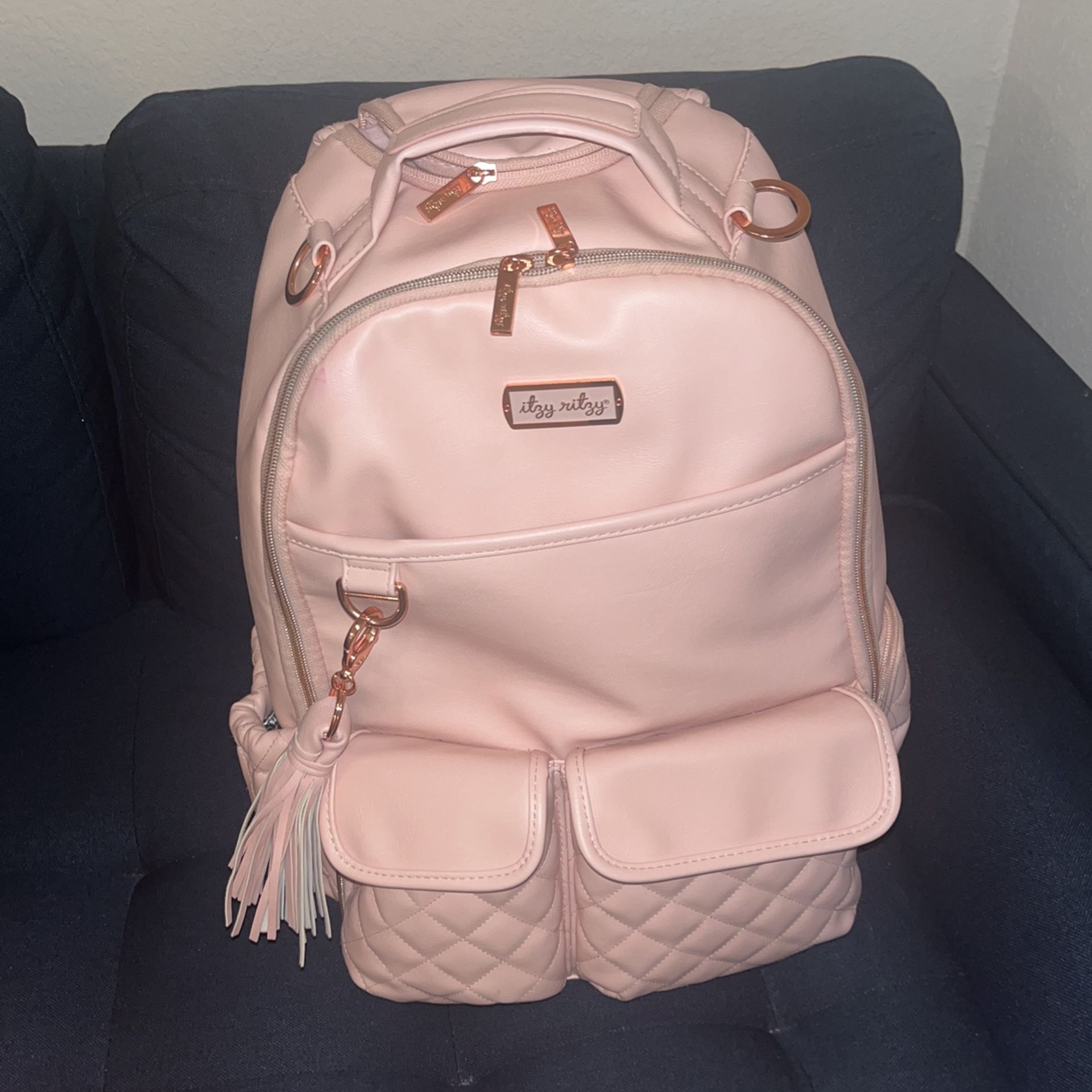 Itzy Ritzy pink backpack 