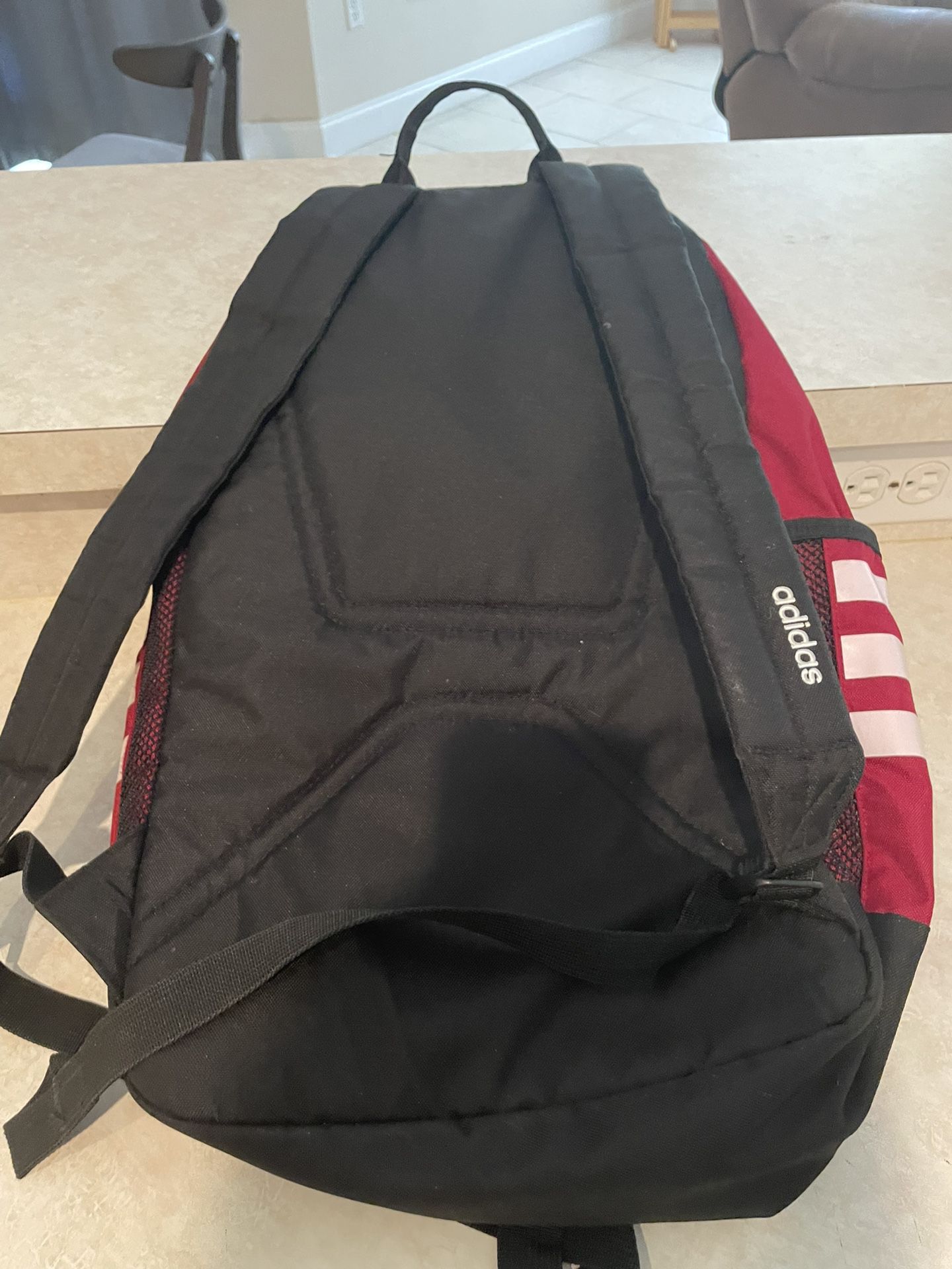 Red Adidas Backpack 