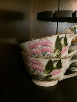 Japanese Kutani service and serving gilded age bridgerton romance