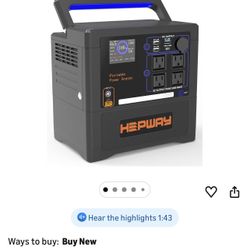 1300 Watts Solar Power Station