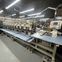 TWO Barudan embroidery Machines
