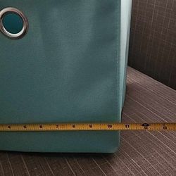 Cloth Storage Bins Light Blue/mint