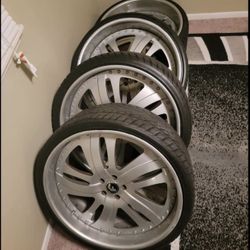 Rims 24”forgo’s For Charger/ Challengers 