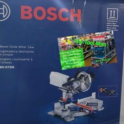 New Bosch Profactor 18v Brushless Cordless 7-1/4" Sliding Compound Miter Saw Tool-Only $250 Firm Pickup Only