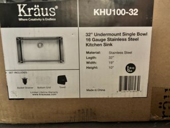 Kraus Kitchen Sink