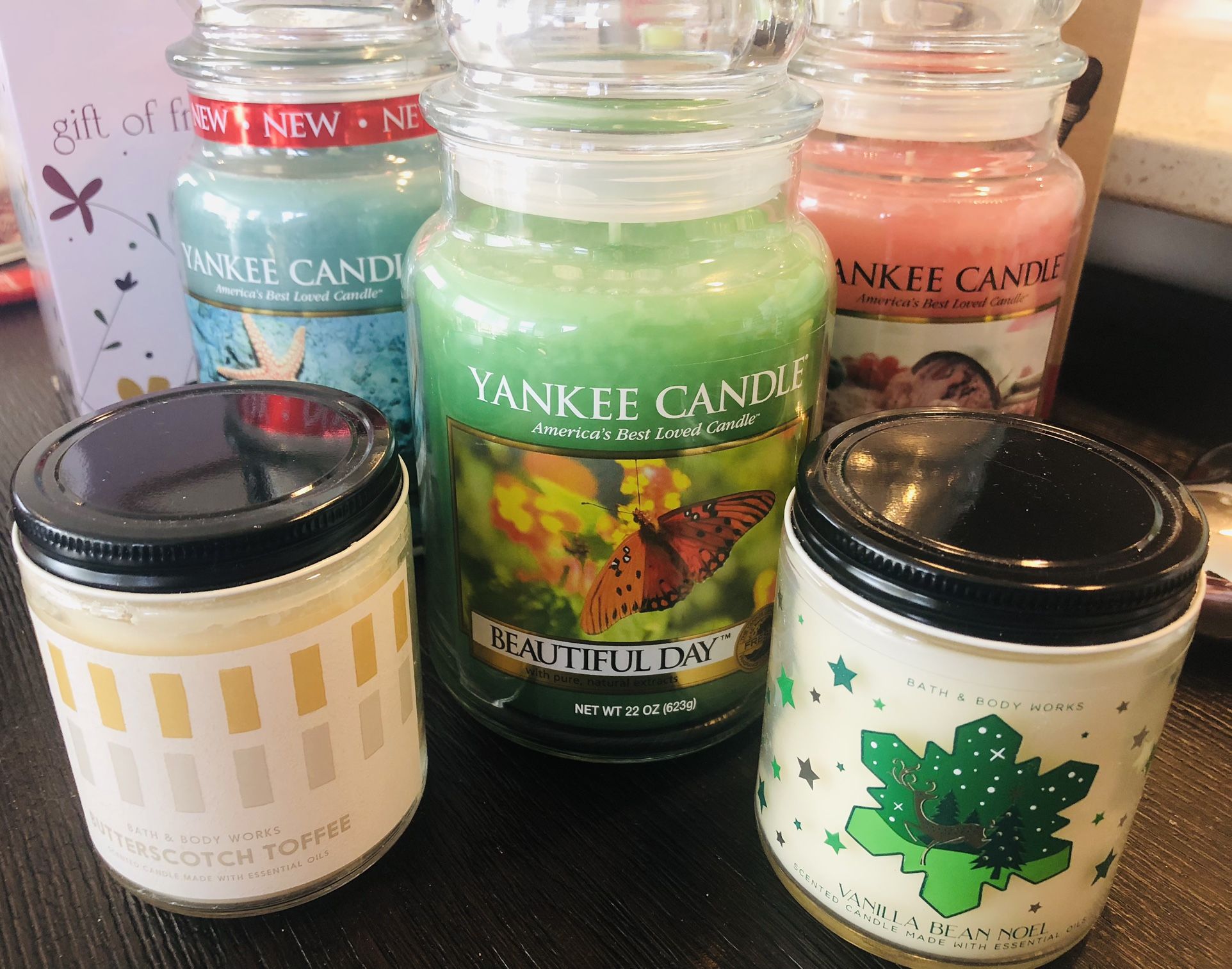 7 Piece Bundle! Yankee Candle & Bath & Body Works 