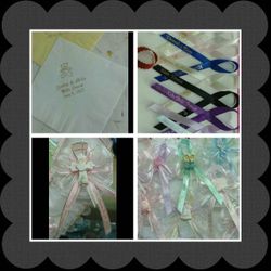Personalized Ribbons & Napkins 