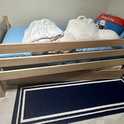Twin Trundle Bed With Mattresses