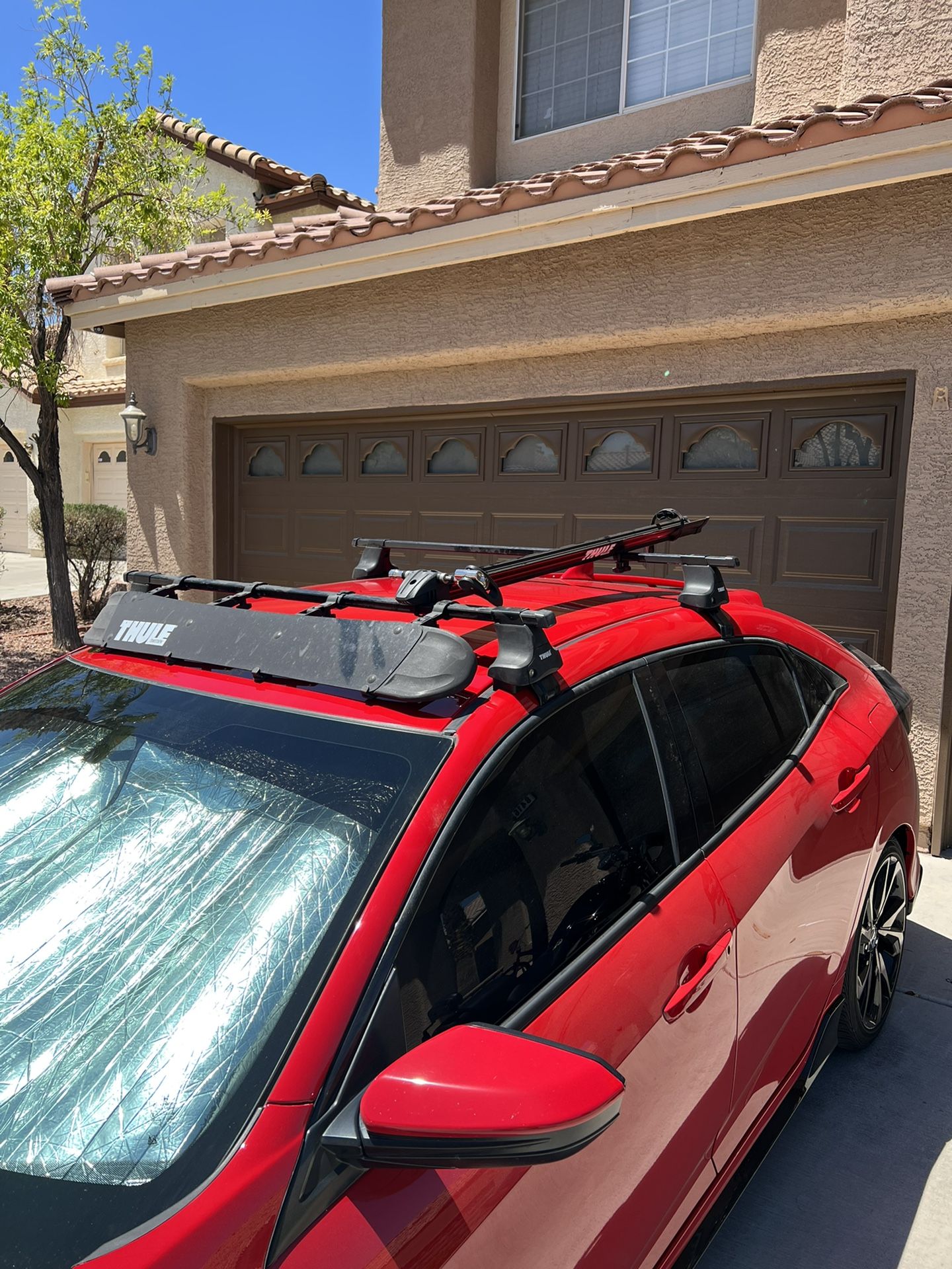 Civic Thule Roof Mount Thule Roof Rack Bike Rack Fits 2017 Honda