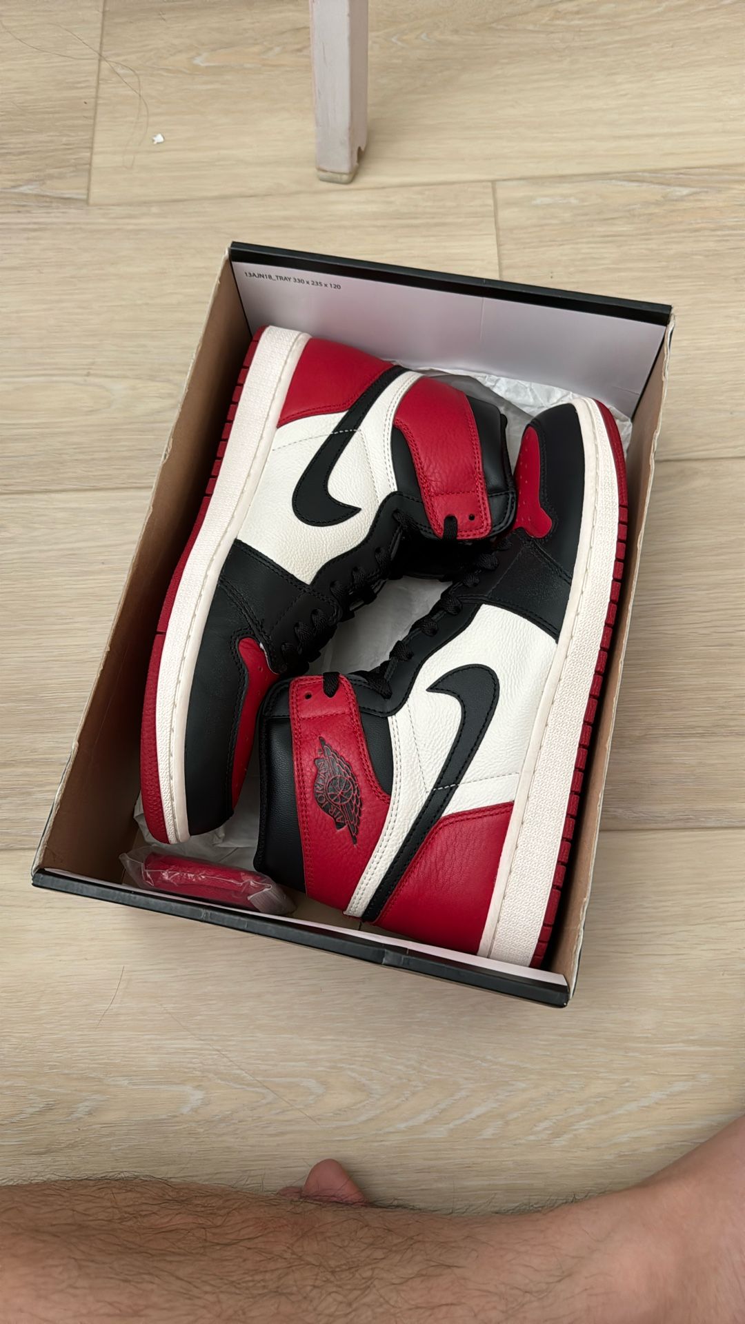 Jordan 1 High Bred Toe