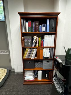 5 shelf bookshelf