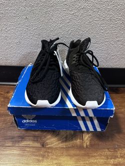 New with Box Adidas Tubular Runner W Black Running Shoes Size 7