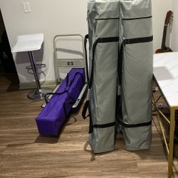 Booth Popup Durable, Strong, King Queen, Royalty, Purple,  10x10 Pop-Up Tent or Light Gray (white) 100 Each  Weatherproof strong guaranteed  10 x 10 e