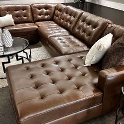 Baskove Genuine Leather Sectional Couch Set Extra Discount Code RSG 
🔥🔥 Mention OfferUp for this Special Price!!