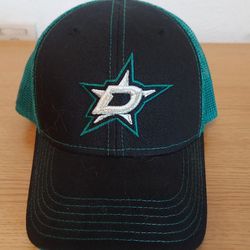🏒 Dallas Stars Youth Black / Green Hat One Size Fits All NHL Hockey 🏒